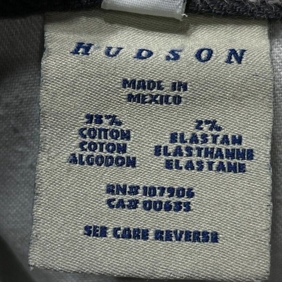 HUDSON JEANS Straight Leg COA Gray Buttoned Fly Style M255DMB Mens Size 34 - Picture 11 of 14